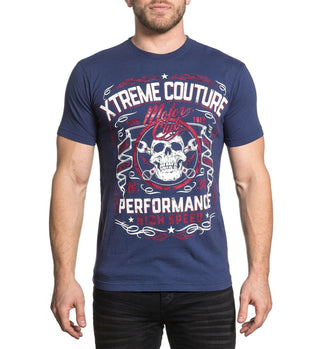 XTREME COUTURE by AFFLICTION Men's T-Shirt MOTOR CLUB Skulls Biker MMA