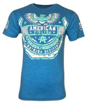 AMERICAN FIGHTER Mens T-Shirt SAMFORD Athletic Premium Biker MMA Gym MIX1