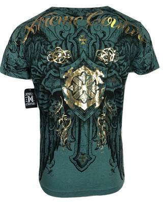 XTREME COUTURE by AFFLICTION Men T-Shirt IDEOLOGY Biker Wings MMA Gym S-3X