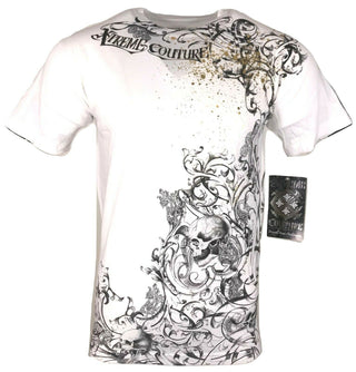 XTREME COUTURE RIBBON Men's T-Shirt White/Black