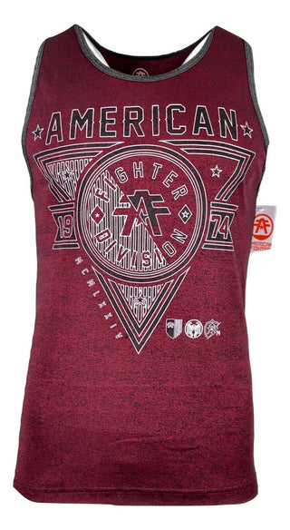 AMERICAN FIGHTER Mens SIENA HEIGHTS TANK Athletic Biker MMA Gym 8