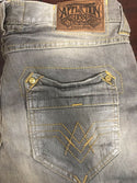 AFFLICTION ACE ASCENDED NORWALK Men's Denim Jeans Gray