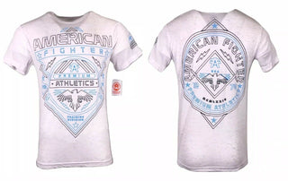 AMERICAN FIGHTER Mens T-Shirt GALVESTON  Athletic Premium Biker Gym MM 17
