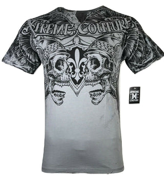 XTREME COUTURE by AFFLICTION Men T-Shirt HECTOR Biker Wings MMA Gym S-2X