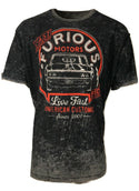 AFFLICTION FAST & FURIOUS Men's T-shirt Black Reversible