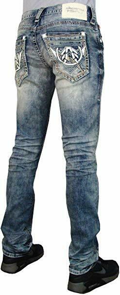 AMERICAN FIGHTER Men's Denim Jeans LEGEND BATTLE FRAZIER