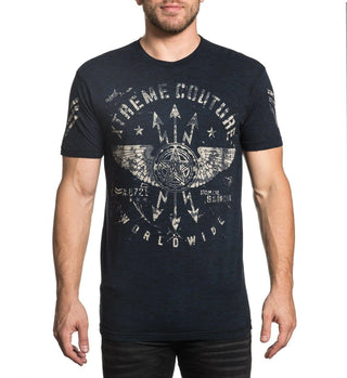 XTREME COUTURE STRIKE DOWN Men's T-Shirt Navy