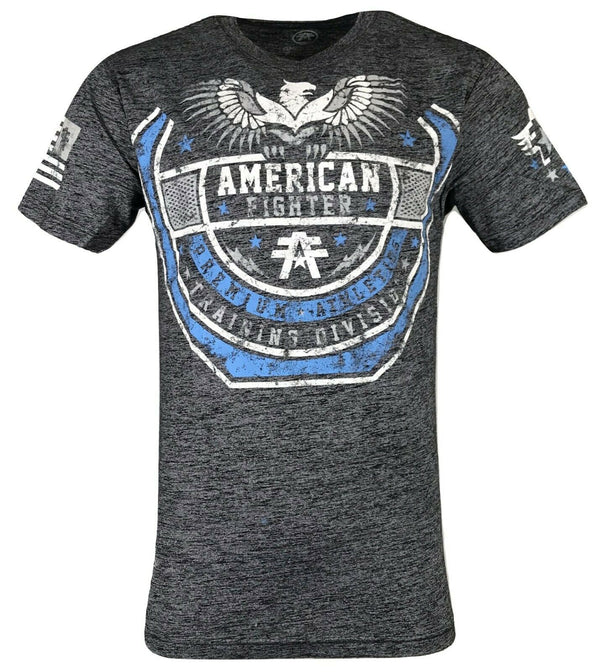 AMERICAN FIGHTER Mens T-Shirt SAMFORD Premium Athletic Biker MMA 3A