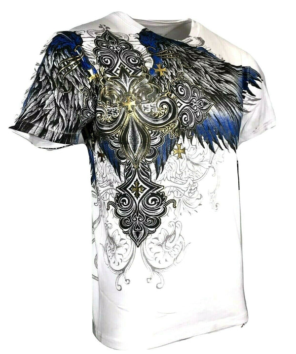 XTREME COUTURE by AFFLICTION Men's T-Shirt ENSIGN Tattoo Biker MMA