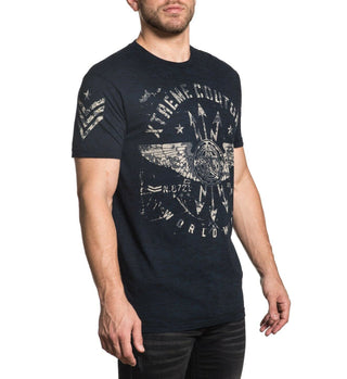 XTREME COUTURE STRIKE DOWN Men's T-Shirt Navy