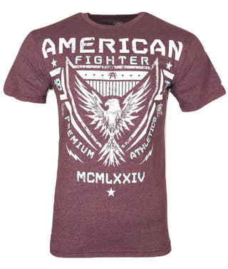 AMERICAN FIGHTER Mens T-Shirt MILWAUKEE Athletic Premium Biker MMA Gym 3A