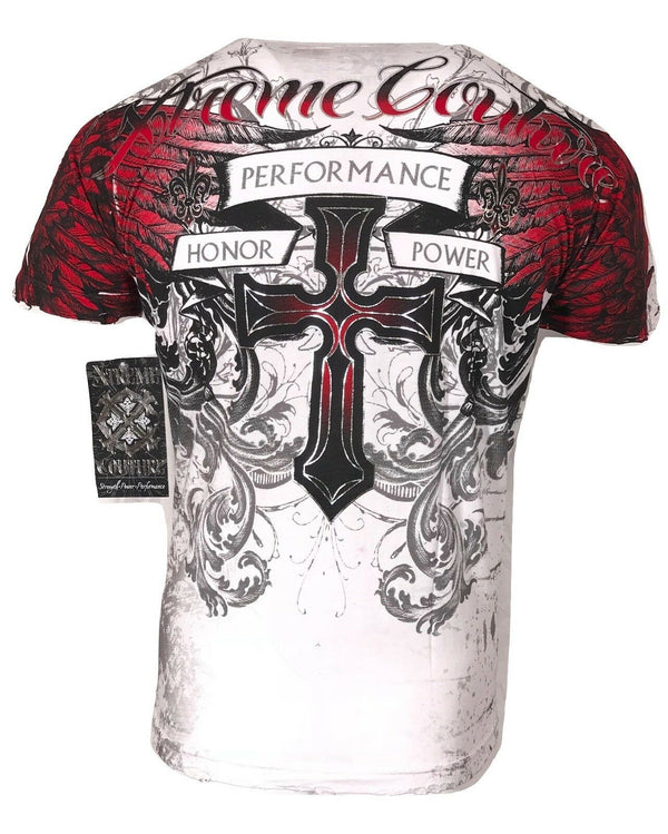 XTREME COUTURE by AFFLICTION Men's T-Shirt CARNIVORE Skulls Biker MMA