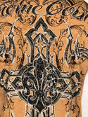 XTREME COUTURE by AFFLICTION Men T-Shirt SPIKED Cross Tattoo Biker GYM