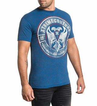 XTREME COUTURE by AFFLICTION Men T-Shirt PILDERIVER Cross Biker MMA GYM $40