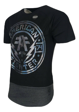 AMERICAN FIGHTER Mens T-Shirt LANGLEY Athletic Biker MMA