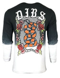 Tye Die DIBS Mens t-shirt ROYALTY LONG SLEEVE Shirt Premium fabric Made USA