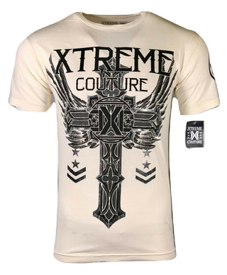 XTREME COUTURE by AFFLICTION Men's T-Shirt FAITH & TRUST Biker MMA