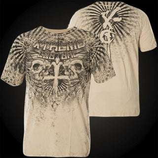 XTREME COUTURE by AFFLICTION Men's T-Shirt MATSUNO Skulls Biker MMA GYM