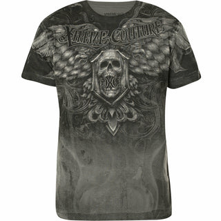 XTREME COUTURE by AFFLICTION Men T-Shirt IMPERIAL DEATH Skulls Biker