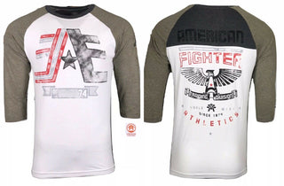 AMERICAN FIGHTER Men's T-Shirt CORNER Athletic Premium Biker MMA