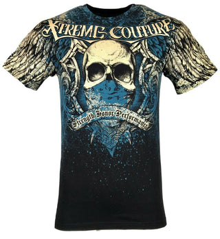 XTREME COUTURE by AFFLICTION Men's T-Shirt ORTHODOX Skull WINGS