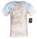 ARCHAIC by AFFLICTION Casco Eagle White Regular Fit Mens T-shirt S-2XL NWT
