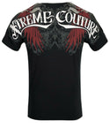 XTREME COUTURE by AFFLICTION Men's T-Shirt REDEMPTION Wings Tattoo Biker $40