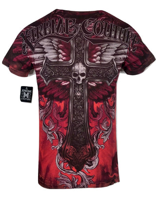 XTREME COUTURE by AFFLICTION Men T-Shirt HELL BORN Tattoo Biker MMA Gym M-2X