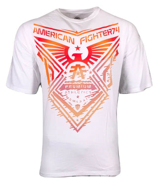 AMERICAN FIGHTER Mens T-Shirt YARDLEY TEE Premium Athletic MMA White Gym 19