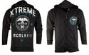 Xtreme Couture By AFFLICTION Sweat Shirt Jacket KNOCK OUT ZIP HOODIE Biker