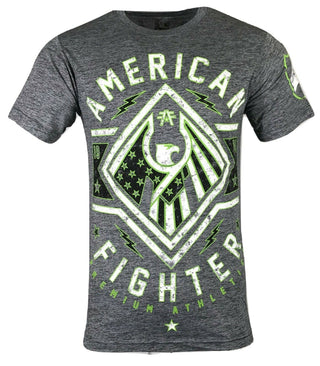 AMERICAN FIGHTER Mens T-Shirt HARTFIELD Premium Athletic Biker MMA 18A