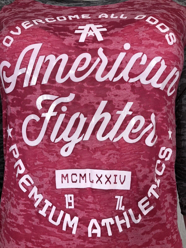 AMERICAN FIGHTER Women's T-Shirt S/S ALLEGIANCE PINK