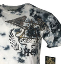 ARCHAIC by AFFLICTION Men's T-Shirt S/S BLACK PRAYER Cross Wings MMA Biker