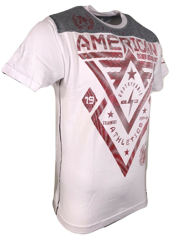 AMERICAN FIGHTER Mens T-Shirt ALASKA TMT MCML XXIV Athletic Biker MMA Gym 4A