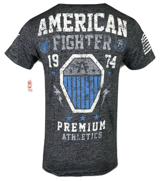 AMERICAN FIGHTER Mens T-Shirt SAMFORD Premium Athletic Biker MMA 3A