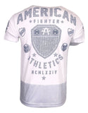 AMERICAN FIGHTER Mens T-Shirt CHESTNUT Premium Athletic Biker MMA Gym 1A