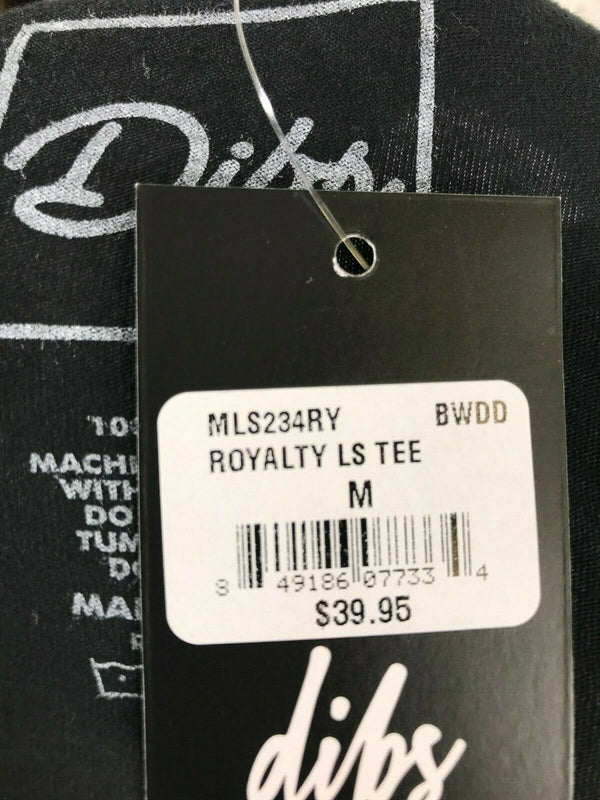 Tye Die DIBS Mens t-shirt ROYALTY LONG SLEEVE Shirt Premium fabric Made USA