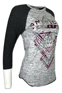 AMERICAN FIGHTER Women's T-Shirt NANTUCKET Athletic Grey
