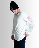 DIBS Clothing Men t-shirt STRIPER SKE LONG SLEEVE Shirt Premium fabric Made USA