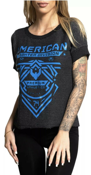 AMERICAN FIGHTER Women's T-Shirt ADDY Athletic Black