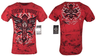 XTREME COUTURE by AFFLICTION Men T-Shirt STATUS UNKNOWN Biker MMA GYM S-3X