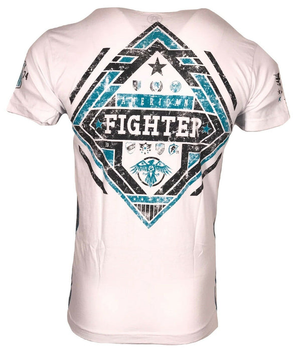 AMERICAN FIGHTER Mens T-Shirt HILLSDALE Premium Athletic Biker MMA Gym 4A