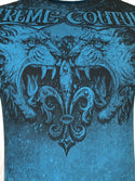 XTREME COUTURE by AFFLICTION Men T-Shirt LIONS GATE Biker WINGS MMA GYM S-4X
