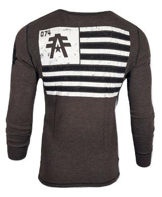 AMERICAN FIGHTER Men's Thermal T-Shirt L/S ALBANY  Biker