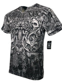 XTREME COUTURE by AFFLICTION Men T-Shirt HADES Skulls Tatto Biker MMA GYM