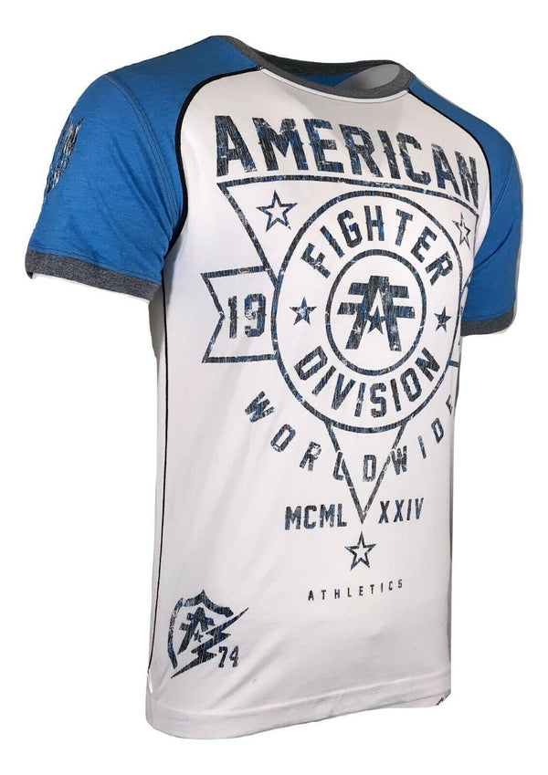 AMERICAN FIGHTER Mens T-Shirt CHESTER Athletic Training Biker MMA S-3X 32A