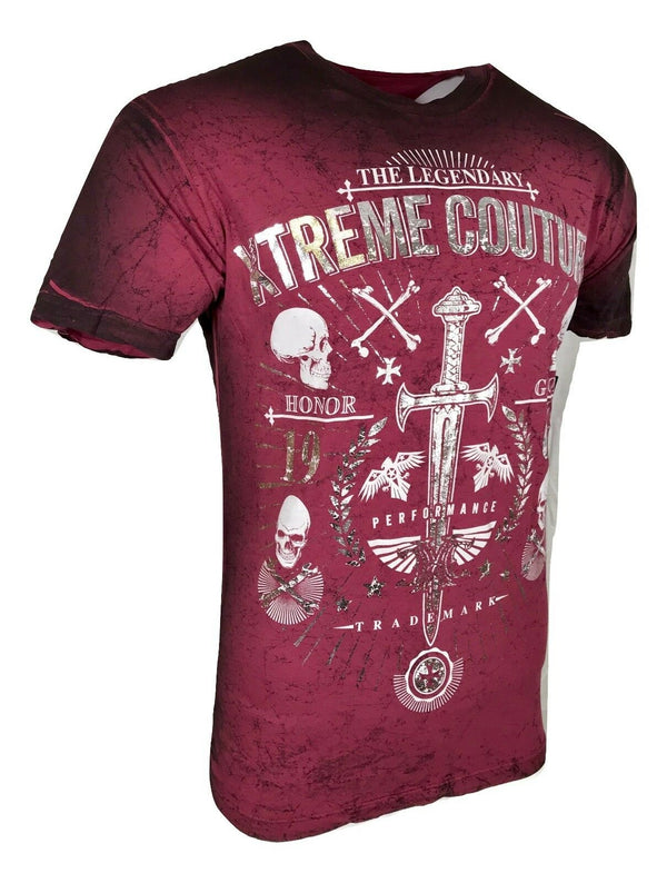 XTREME COUTURE by AFFLICTION Men T-Shirt KILLER GLORY Cross Biker MMA GYM