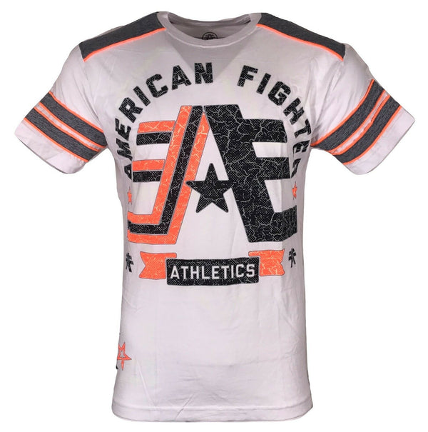 AMERICAN FIGHTER Mens T-Shirt STNY BRK Athletic Premium Biker MMA Gym 2A