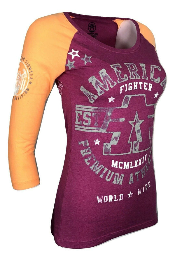 AMERICAN FIGHTER Women's T-Shirt YALE Raglan Top