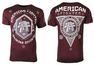 AMERICAN FIGHTER Mens T-Shirt SIOUX FALLS Athletic Biker MMA Gym 1A